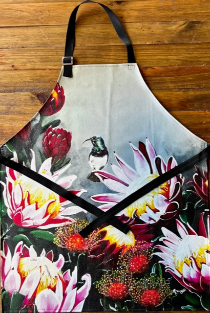 Pincushion Sunbird Apron