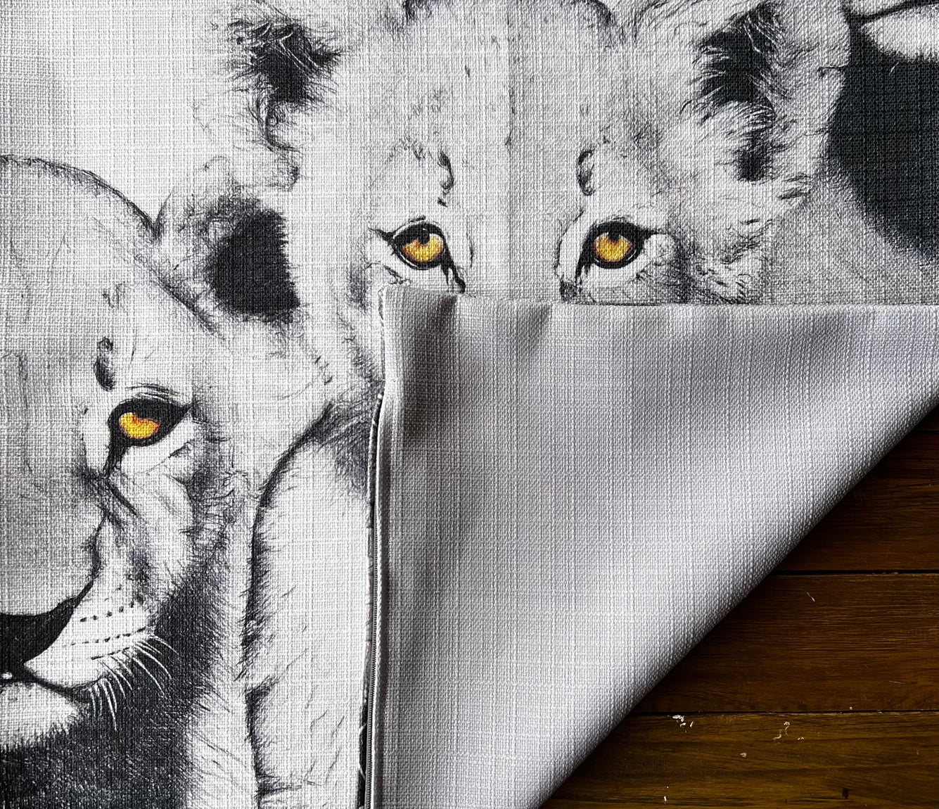 Lion Cub Scatter Cushion Cover