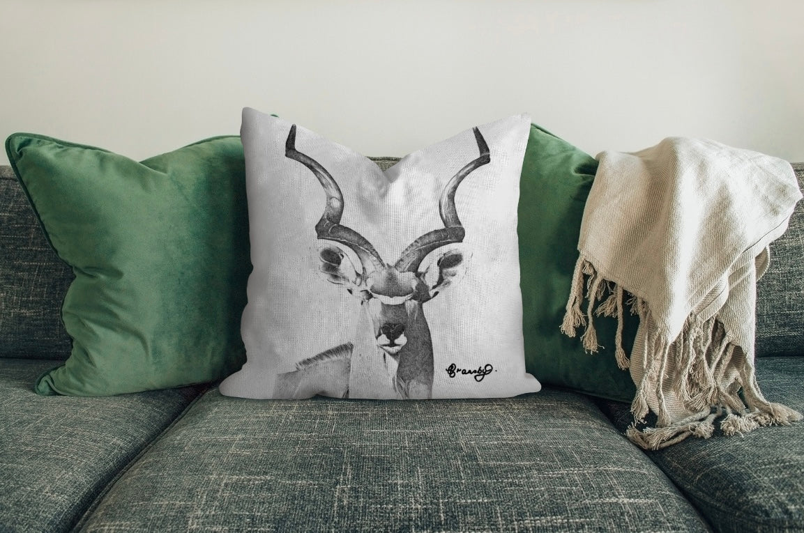 Kudu Male Scatter Cushion Cover