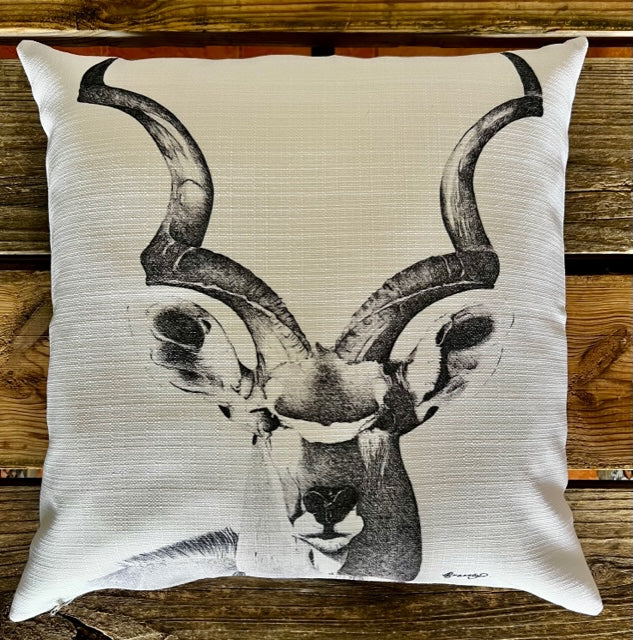 Kudu Male Scatter Cushion Cover