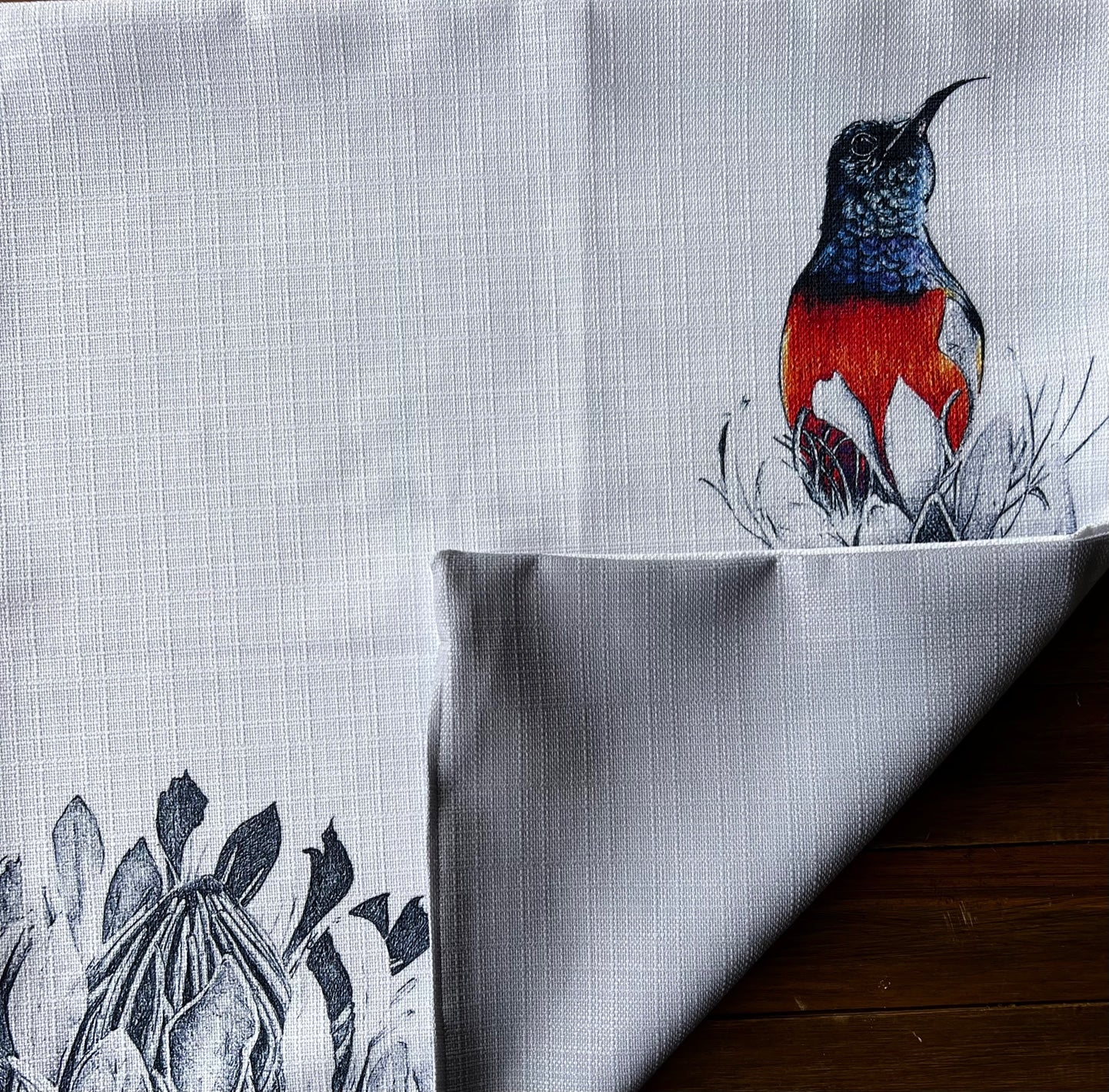 Sunbird Drawing Scatter Cushion Cover