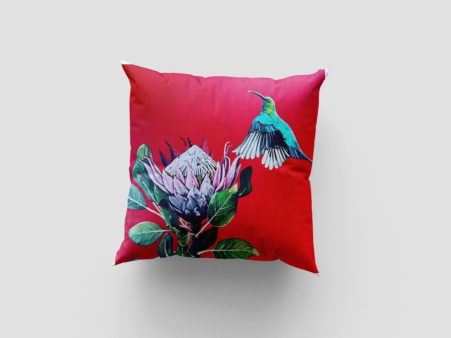 Red Protea Cushion Cover